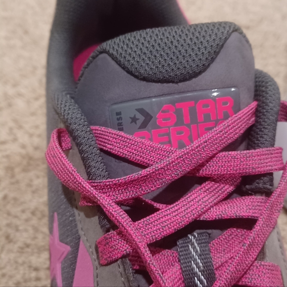 Converse Star Series Run Mason Pink Canvas Low Top SneakeSize M-11 W- 13 - Picture 7 of 9